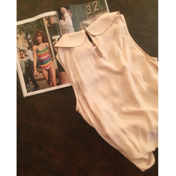 Anthropologie sleeveless silky top S - Picture 3 of 3